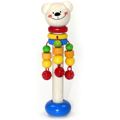Hess Teddybärrassel mit roten Glöckchen Hess Teddybärrassel mit roten Glöckchen
