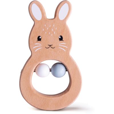 Bigjigs Toys Bigjigs Baby Holzrassel Hase Bigjigs Toys Bigjigs Baby Holzrassel Hase