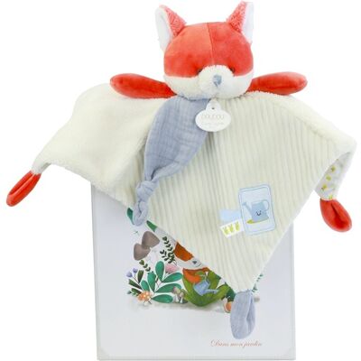 Doudou et Compagnie Paris Doudou Geschenkset Plüschtier Fuchs Romarin 27 cm Doudou et Compagnie Paris Doudou Geschenkset Plüschtier Fuchs Romarin 27 cm