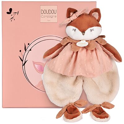 Doudou et Compagnie Paris Doudou Geschenkset Schnuffeltuch Fuchs Mina 29 cm Doudou et Compagnie Paris Doudou Geschenkset Schnuffeltuch Fuchs Mina 29 cm