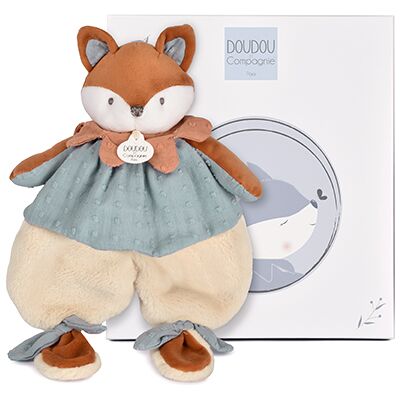 Doudou et Compagnie Paris Doudou Geschenkset Schnuffeltuch Fuchs Timo 29 cm Doudou et Compagnie Paris Doudou Geschenkset Schnuffeltuch Fuchs Timo 29 cm
