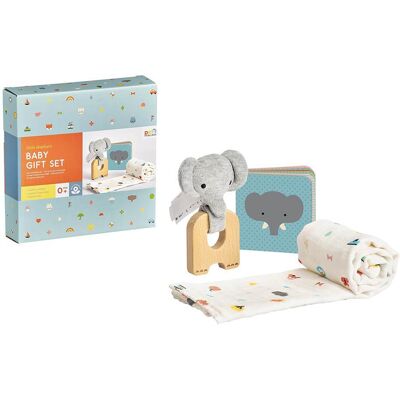 Petit Collage Baby Elefant Geschenkset Petit Collage Baby Elefant Geschenkset