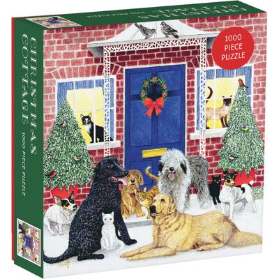 Galison Puzzle Weihnachtshäuschen 1000 Teile Galison Puzzle Weihnachtshäuschen 1000 Teile