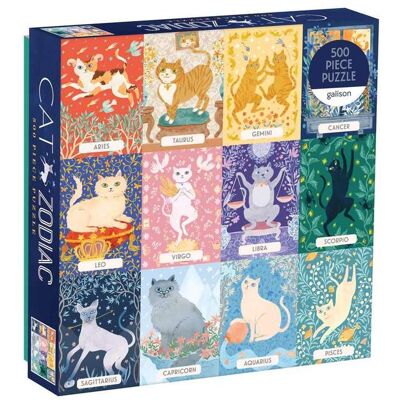 Galison Puzzle Katze Zodiac 500 Teile Galison Puzzle Katze Zodiac 500 Teile