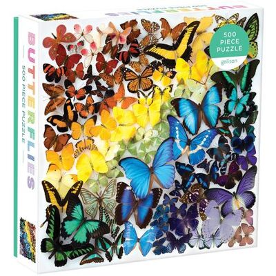 Galison Puzzle Regenbogen Schmetterlinge 500 Teile Galison Puzzle Regenbogen Schmetterlinge 500 Teile