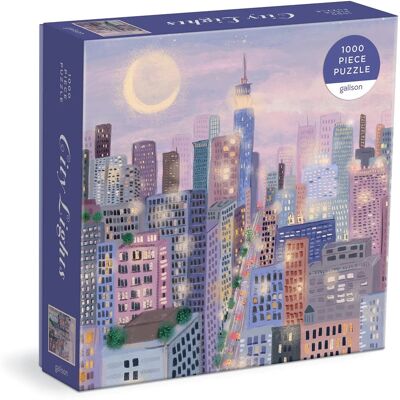 Galison Puzzle City Lights 1000 Teile Galison Puzzle City Lights 1000 Teile