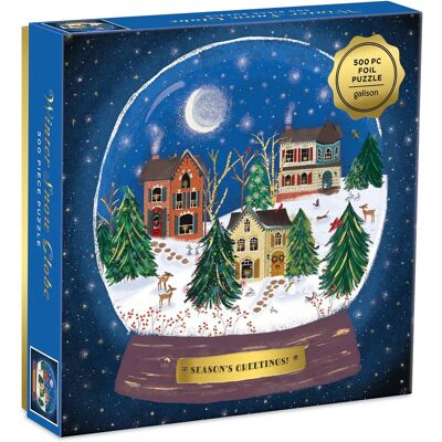 Galison Winter Snowball Puzzle 500 Teile Galison Winter Snowball Puzzle 500 Teile