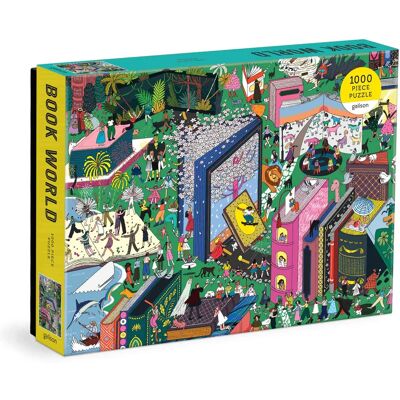 Galison Puzzle Buch Welt 1000 Teile Galison Puzzle Buch Welt 1000 Teile
