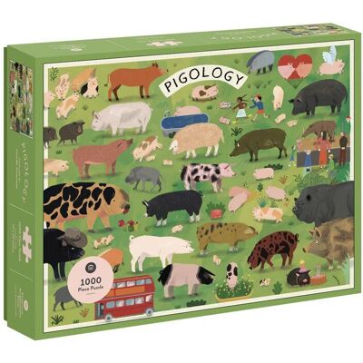 Chronicle Books Puzzle Pigology 1000 Teile Chronicle Books Puzzle Pigology 1000 Teile