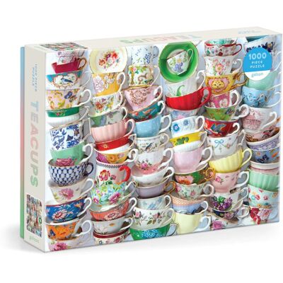 Galison Puzzle Teetassen 1000 Teile Galison Puzzle Teetassen 1000 Teile