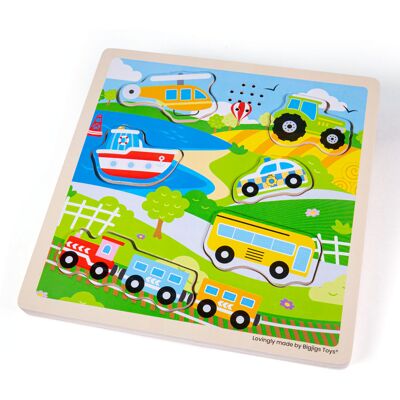 Bigjigs Toys Stichsäge mit Ton Transport Bigjigs Toys Stichsäge mit Ton Transport