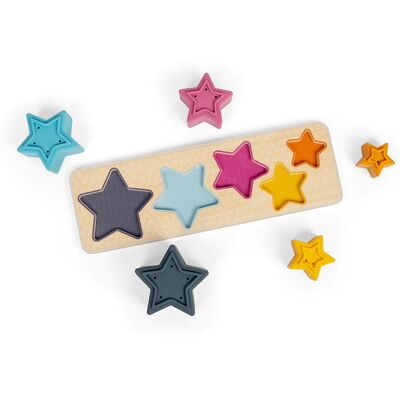 Bigjigs Toys Einlegepuzzle Sterne Bigjigs Toys Einlegepuzzle Sterne