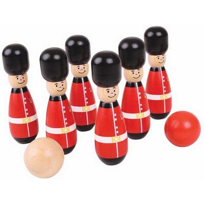 Bigjigs Toys Kegelspielzeug Englische Wachen Bigjigs Toys Kegelspielzeug Englische Wachen