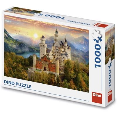 Dino Puzzle bemalt Neuswanstein 1000 Teile Dino Puzzle bemalt Neuswanstein 1000 Teile
