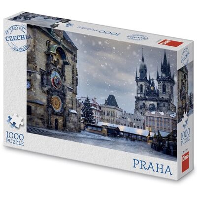 Dino-Puzzle Winter-Astronomische Uhr, 1000 Teile Dino-Puzzle Winter-Astronomische Uhr, 1000 Teile