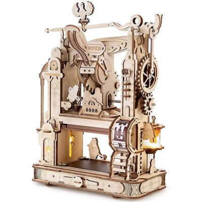 RoboTime Mechanisches 3D-Puzzle aus Holz Druckpresse RoboTime Mechanisches 3D-Puzzle aus Holz Druckpresse