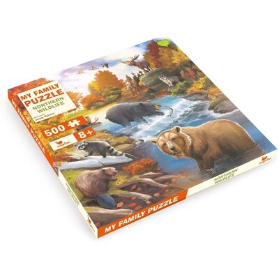 Magellan My Family Puzzle - Nordliche Tierwelt - 500 Teile Magellan My Family Puzzle - Nordliche Tierwelt - 500 Teile