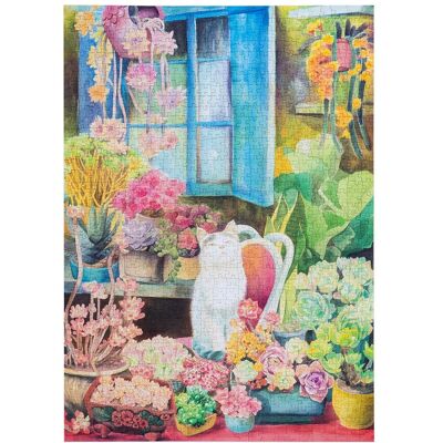 RoboTime Puzzle Katzengarten 1000 Teile RoboTime Puzzle Katzengarten 1000 Teile