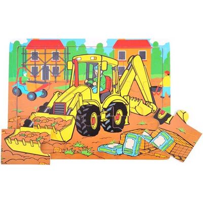 Bigjigs Toys Holzpuzzle Digger 9 Teile Bigjigs Toys Holzpuzzle Digger 9 Teile