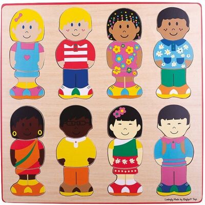 Bigjigs Toys Puzzlefreunde einfügen Bigjigs Toys Puzzlefreunde einfügen