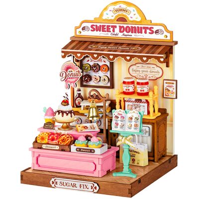 RoboTime 3D-Puzzle Miniaturhaus Donut-Laden RoboTime 3D-Puzzle Miniaturhaus Donut-Laden