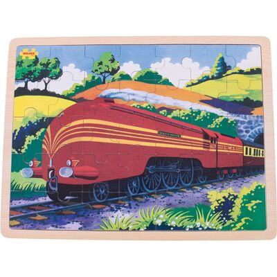 Bigjigs Toys Holzpuzzle historischer Zug Duchess of Hamilton 35 Teile Bigjigs Toys Holzpuzzle historischer Zug Duchess of Hamilton 35 Teile