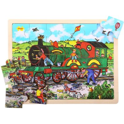 Bigjigs Toys Holzeisenbahn Puzzle 24 Teile Bigjigs Toys Holzeisenbahn Puzzle 24 Teile