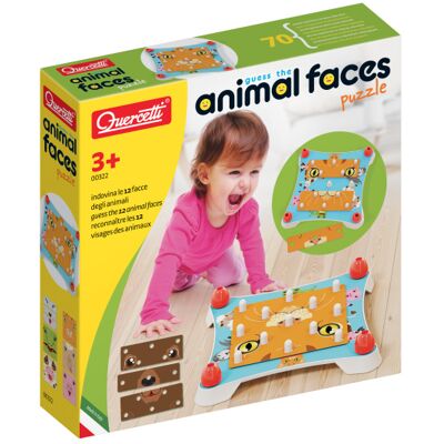 Quercetti Tiergesicht Puzzle - Lernspiel für Kinder Quercetti Tiergesicht Puzzle - Lernspiel für Kinder