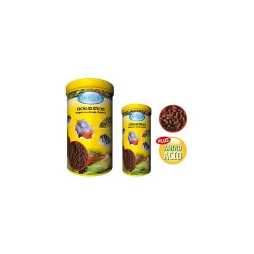 AQUARIS Aquarium Fischfutter - Cichlid Sticks - 1 L