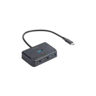 Deltaco USB-C Hub 4 Anschlüsse - Schwarz - USB-C Dockingstation Deltaco USB-C Hub 4 Anschlüsse - Schwarz - USB-C Dockingstation