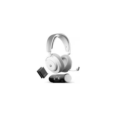 SteelSeries Arctis Nova Pro Omni Kabelloses Gaming‐Headset - Weiß SteelSeries Arctis Nova Pro Omni Kabelloses Gaming‐Headset - Weiß