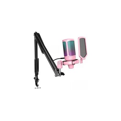 Fifine Mikrofon Bundle A6T AMPLIGAME USB Gaming Mikrofon RGB - Rosa Fifine Mikrofon Bundle A6T AMPLIGAME USB Gaming Mikrofon RGB - Rosa