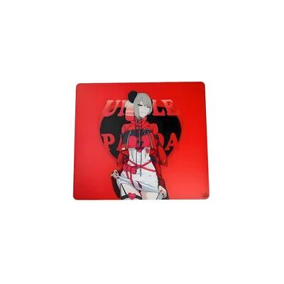 Uncle Panda Roter Glas-Mauspad Uncle Panda Roter Glas-Mauspad