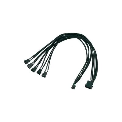 Akasa PC-Lüfter Verlängerungskabel 4-pins - 1 Molex zu 5 PWM 9 - Schwarz Akasa PC-Lüfter Verlängerungskabel 4-pins - 1 Molex zu 5 PWM 9 - Schwarz