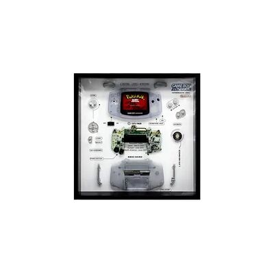 GRC Retro Art Nintendo Gameboy Advance Konsole Anzeige - Glacier GRC Retro Art Nintendo Gameboy Advance Konsole Anzeige - Glacier