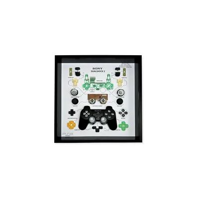 GRC Retro Art Sony PS2 Dual Shock 2 Controller-Diashow - Schwarz GRC Retro Art Sony PS2 Dual Shock 2 Controller-Diashow - Schwarz