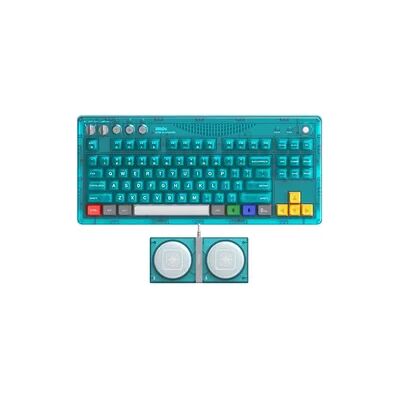 8Bitdo Retro Mechanical Keyboard - Kabellose Tastatur ANSI - Clear Blue 8Bitdo Retro Mechanical Keyboard - Kabellose Tastatur ANSI - Clear Blue