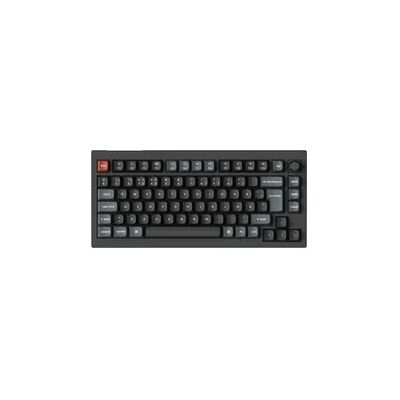 Keychron V1 Ultra 8K Hotswap Knob Kabellose ISO Tastatur - Schwarz [Silk POM Ba Keychron V1 Ultra 8K Hotswap Knob Kabellose ISO Tastatur - Schwarz [Silk POM Ba