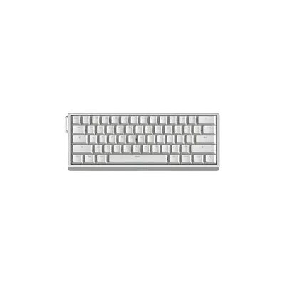 Wooting 60HE V2 Tastatur - ANSI Non Split Spacebar - Silver Aluminum Wooting 60HE V2 Tastatur - ANSI Non Split Spacebar - Silver Aluminum