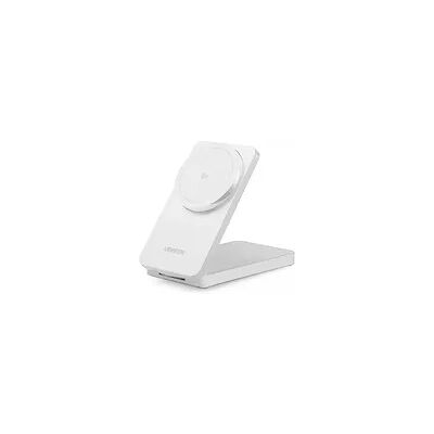 UGREEN Qi2 15W 2-in-1 Kabelloses Ladegerät MagSafe - Weiß UGREEN Qi2 15W 2-in-1 Kabelloses Ladegerät MagSafe - Weiß