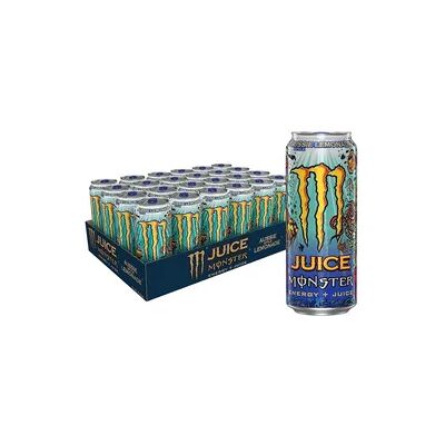 Monster Cable Energy Juiced Aussie Lemonade 24 x 500ml Monster Cable Energy Juiced Aussie Lemonade 24 x 500ml