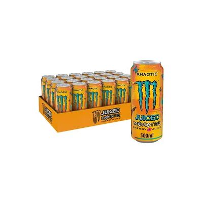 Monster Cable Energy Juiced Khaotic 24 x 500ml Monster Cable Energy Juiced Khaotic 24 x 500ml