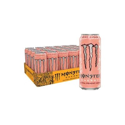 Monster Cable Energy Ultra Peachy Keen Zero 24 x 500ml Monster Cable Energy Ultra Peachy Keen Zero 24 x 500ml