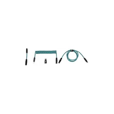 Wooting Coiled USB-C Kabel - Cyber Teal Wooting Coiled USB-C Kabel - Cyber Teal