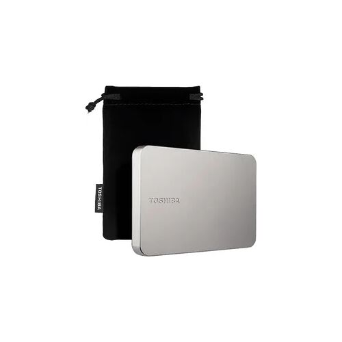 Toshiba Canvio Flex Exclusive für USB-C Smartphones, Tablets, Windows PCs und Macs, Festplatte, 2 TB HDD, 2,5 Zoll, extern, Warmes silber