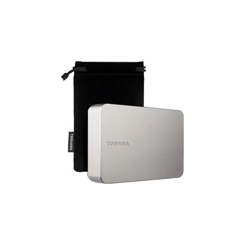 Toshiba Canvio Flex Exclusive für USB-C Smartphones, Tablets, Windows PCs und Macs, Festplatte, 4 TB HDD, 2,5 Zoll, extern, Warmes silber