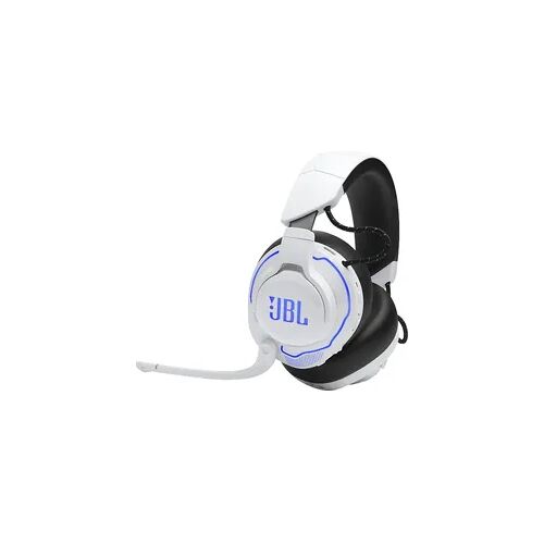 JBL Quantum 910 PWL, Over-ear Gaming Headset Bluetooth Weiß/Blau