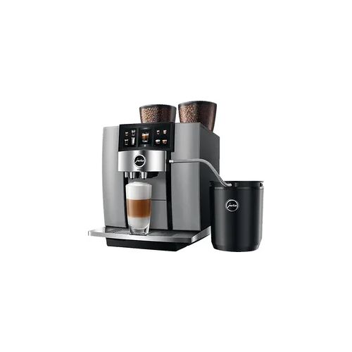 Jura GIGA W10 Premium-Vollautomat für Premium-Arbeitsplätze, Kaffeevollautomat Diamond Silver