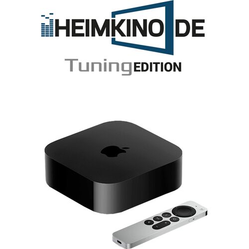 Apple TV WiFi+Ethernet 128GB (2022) - 4K Streaming Player   HEIMKINO.DE Tuning Edition Image