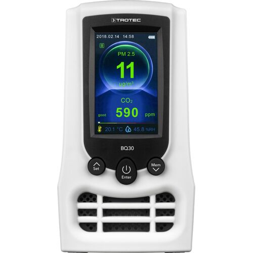Trotec CO2-Luftqualitätsmonitor und Partikelmessgerät BQ30